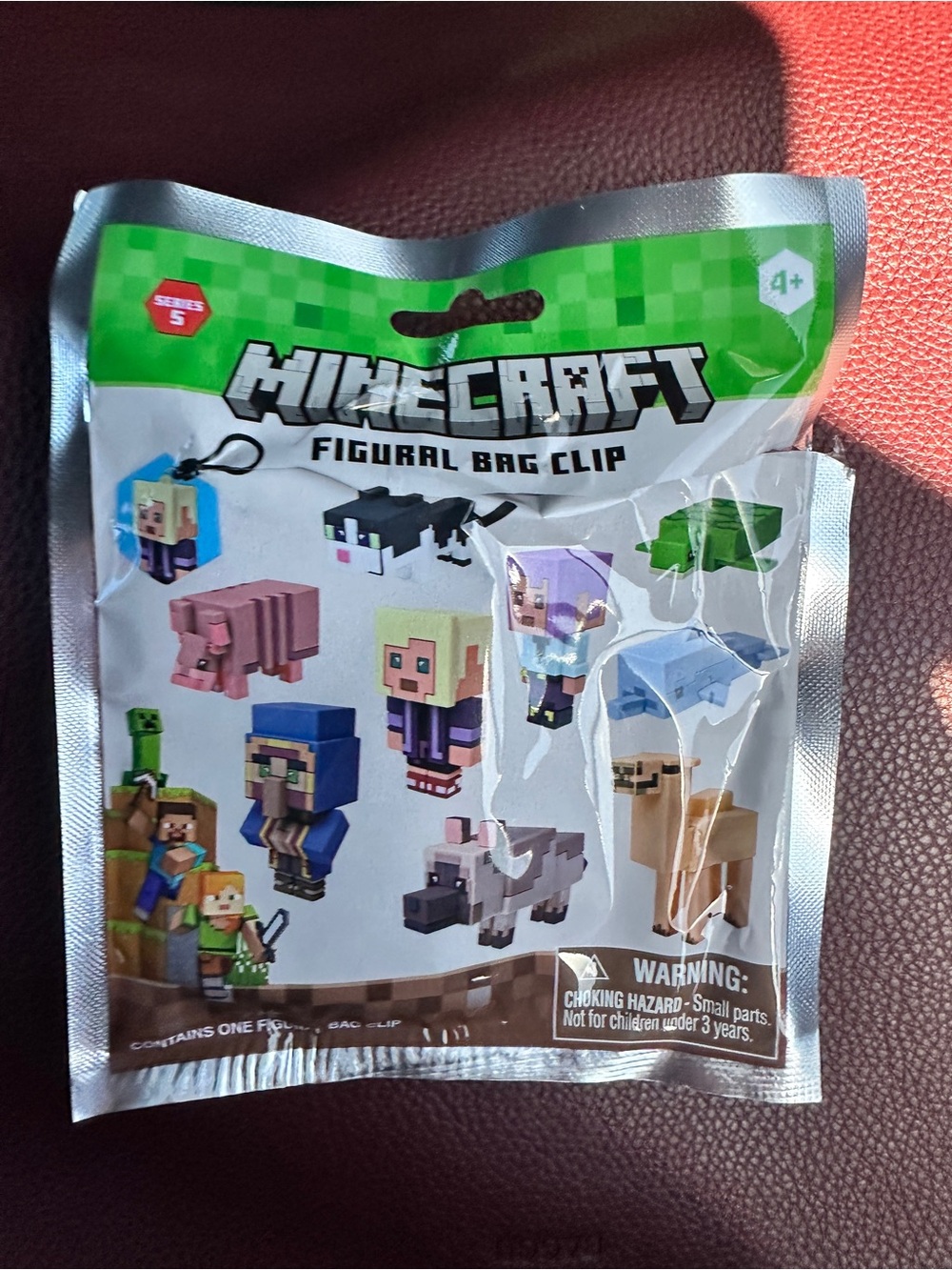 Minecraft Figural Bag Clip - Series 5 EXCLUSIVE A AND EXCLUSIVE B